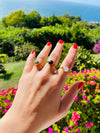 Crystal Rings On Hand