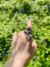 Ground Yourself Jasper Silver Adjustable Ring  on hand 2