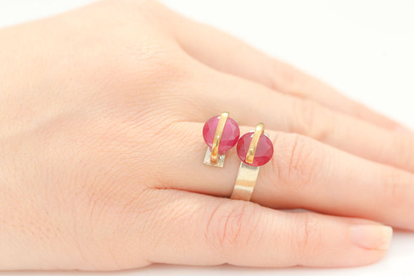 alter-ego-twin-red-crystals-adjustable-silver-ring-1