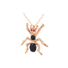 black-widow-spider-rose-gold-plated-silver-necklace