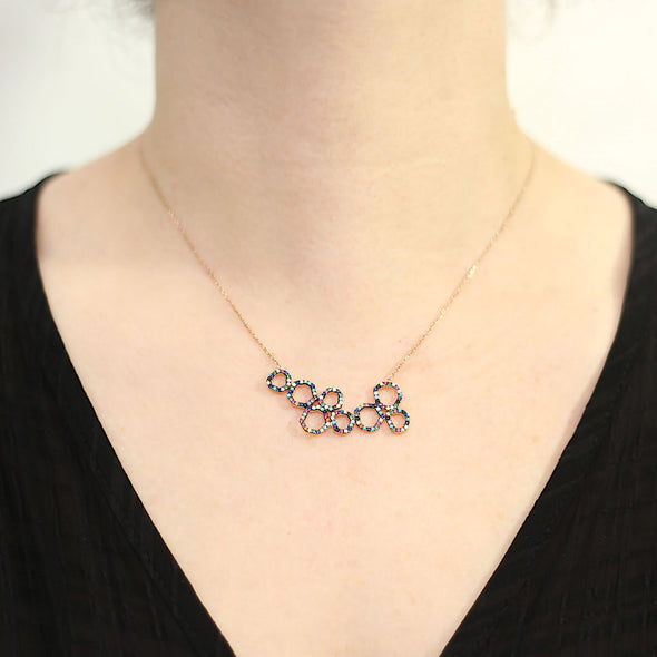 dancing-circles-rainbow-rose-gold-plated-silver-necklace-1