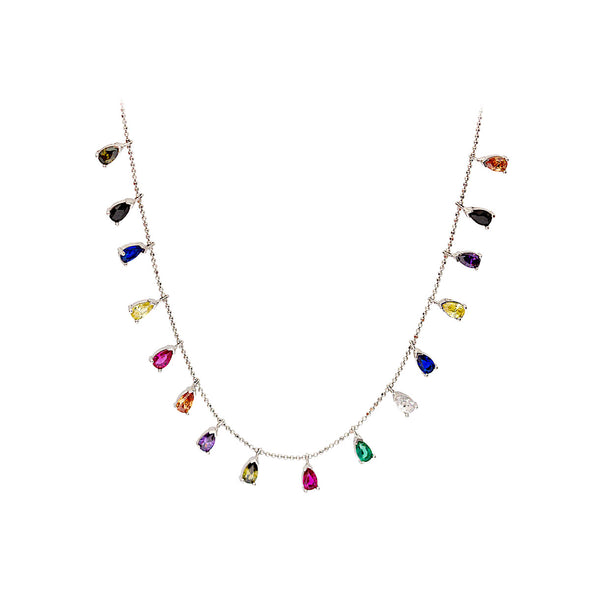 drumming-raindrops-colourful-silver-necklace