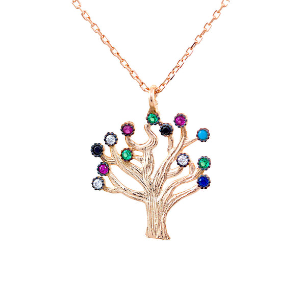 flowering-cherry-tree-rose-gold-plated-silver-necklace