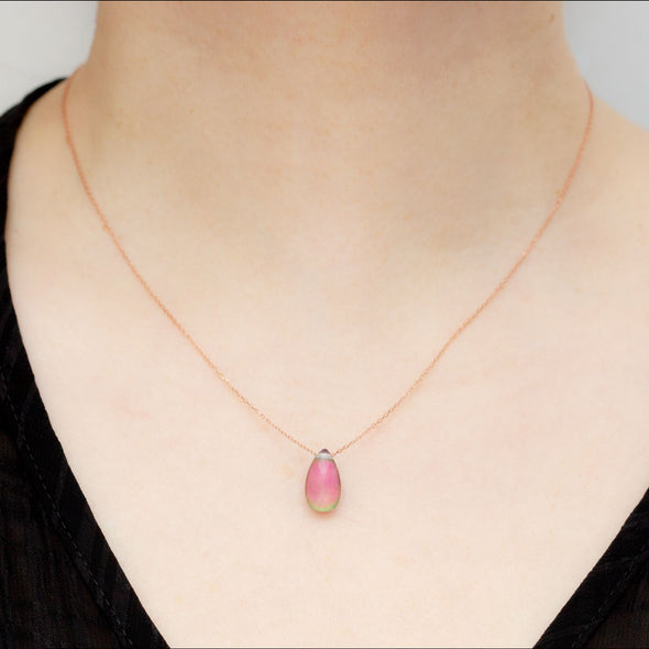 mood-meter-pear-shape-rose-gold-plated-silver-colour-changing-necklace-1