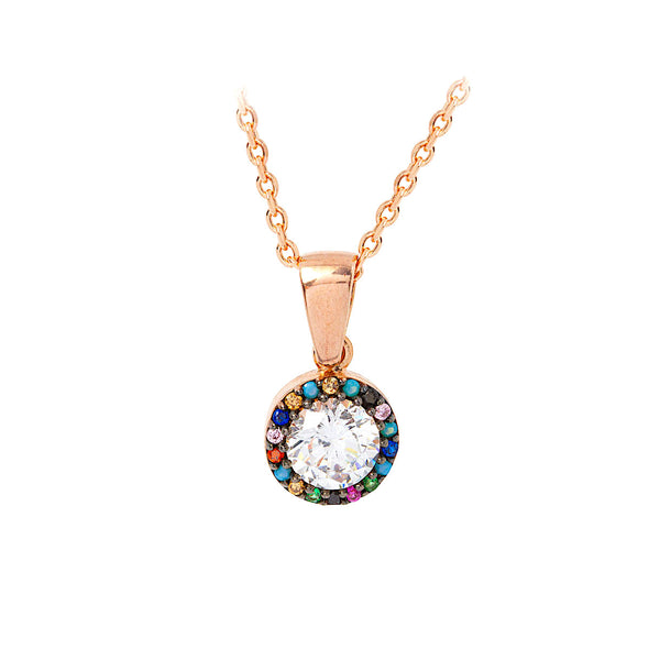 rainbow-unicorn-halo-rose-gold-plated-silver-necklace