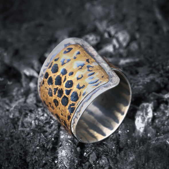 snake-skin-effect-oxidised-silver-and-bronze-adjustable-ring-3