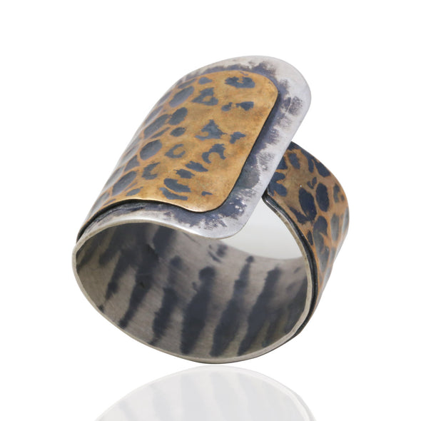 snake-skin-effect-oxidised-silver-and-bronze-adjustable-ring