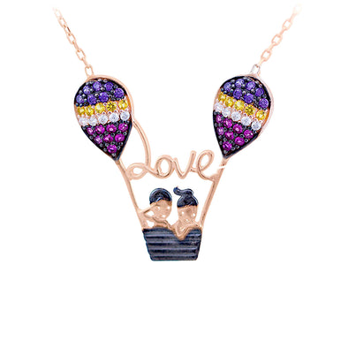 air-balloon-lovers-rose-gold-plated-silver-necklace