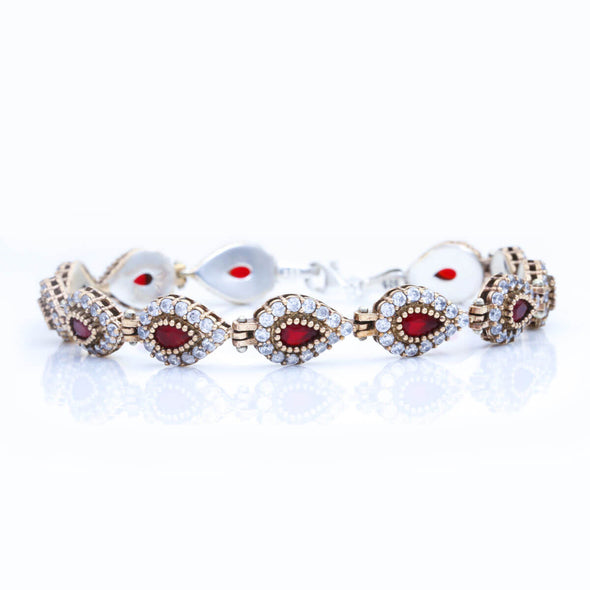 go-ahead-ruby-red-pear-shaped-silver-bracelet-2