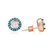 turquoise-hula-hoop-rose-gold-plated-silver-stud-earrings